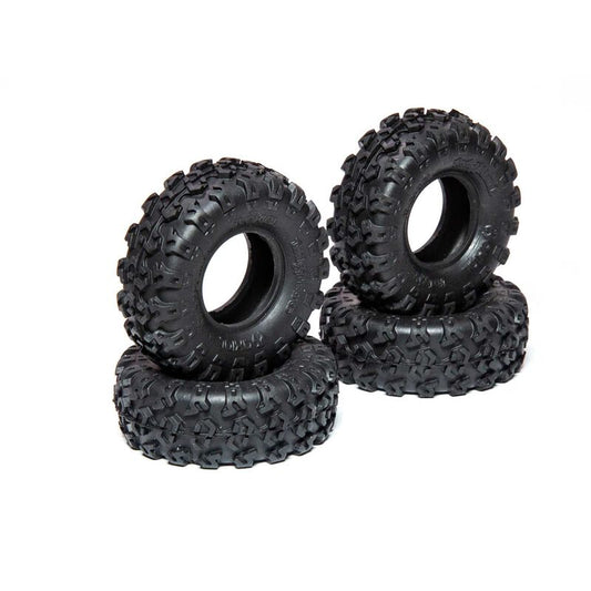 AXIAL 1.0 Rock Lizards Tires (4pcs): SCX24