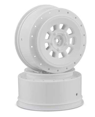 JCONCEPTS 9-Shot 12mm SC10 | SC6.2 Wheel WHITE -3mm