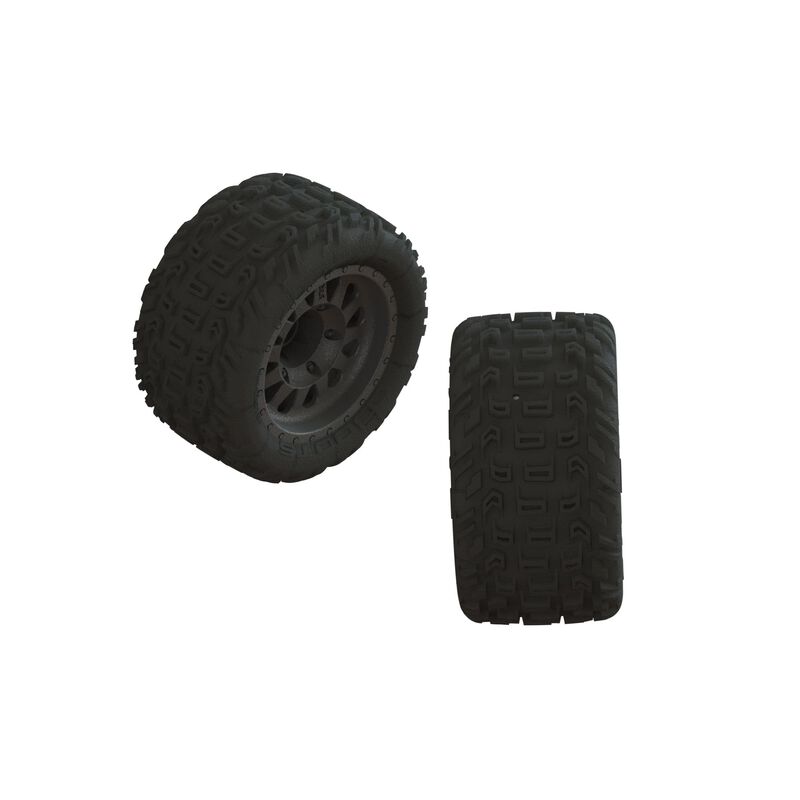 ARRMA 1/10 dBoots Katar MT Pre-Mounted Tire 14mm Hex (2) ARA550091