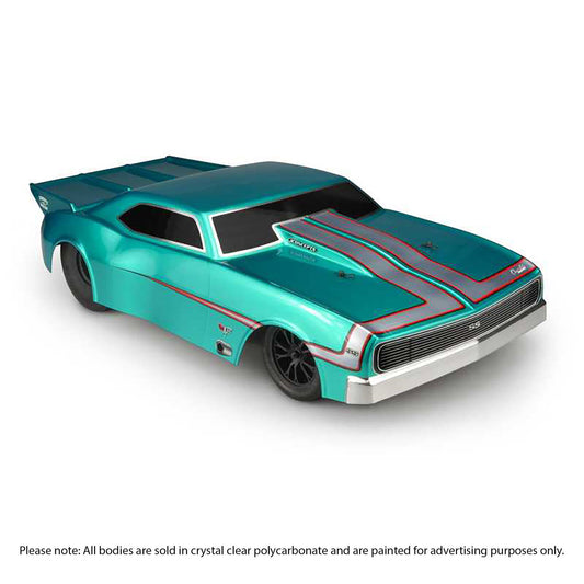 JConcepts 1967 Chevy Camaro Street Eliminator Drag Racing Body (Clear)