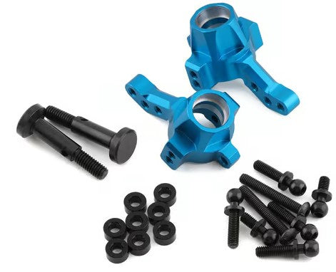 Yeah Racing Tamiya TT-02 Aluminum RWD Drift Steering Knuckle Set (Blue) (2) TATT-013BU