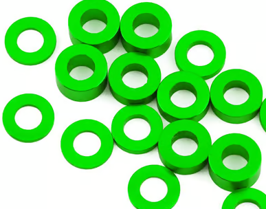 175RC Losi 22X-4 Ball Stud Spacer Kit (Green) (16) 18331