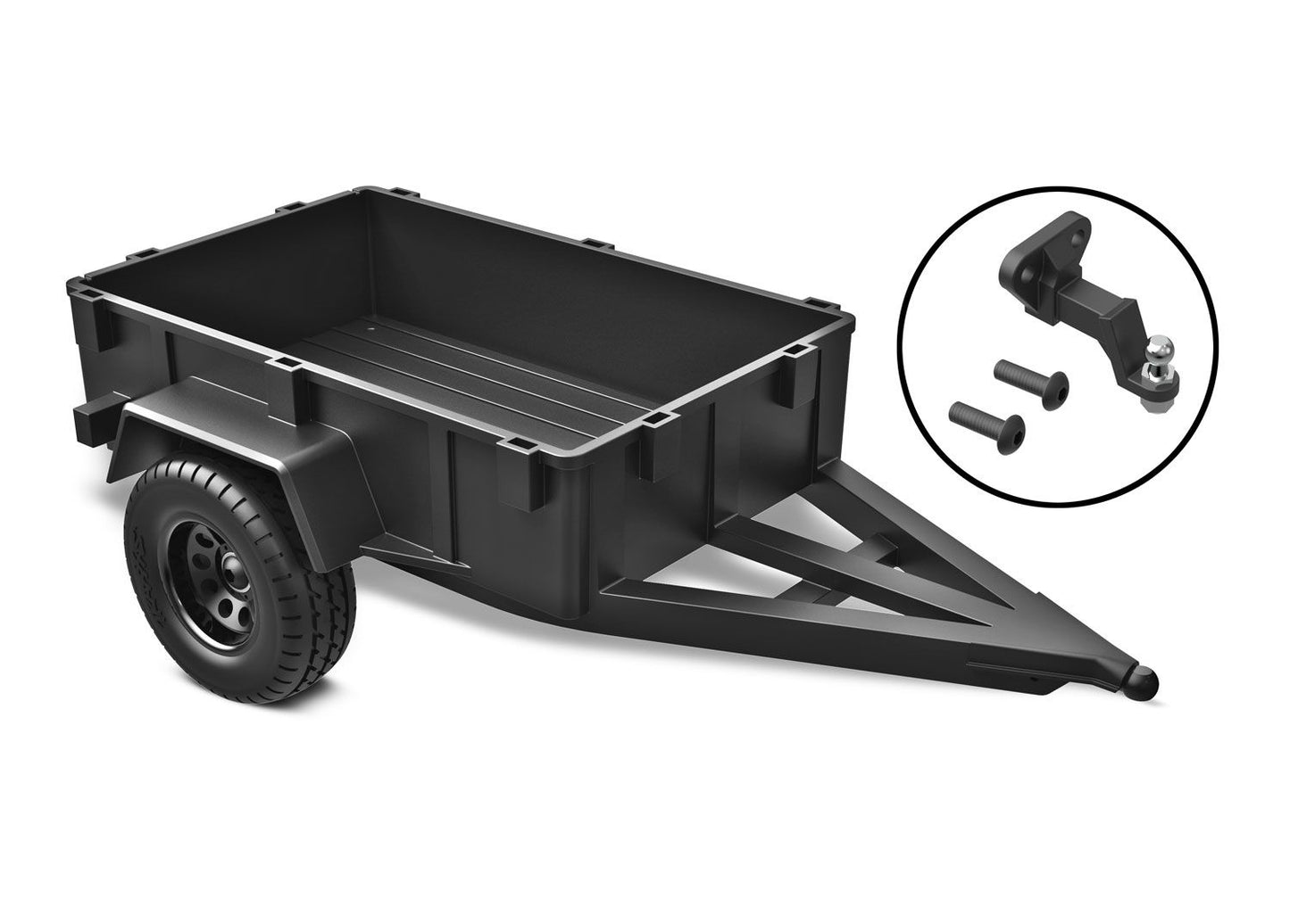 TRAXXAS TRX4M UTILITY TRAILER/HITCH/SPACERS 9795