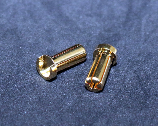 SPEEDZONE Evolution 5mm Low Profile Bullet Connector 14mm (L) (2pcs)