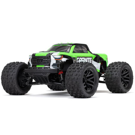 ARRMA 1/18 GRANITE GROM MEGA 380 Brushed 4X4 Monster Truck RTR with Battery & Charger, Green ARA2102T3