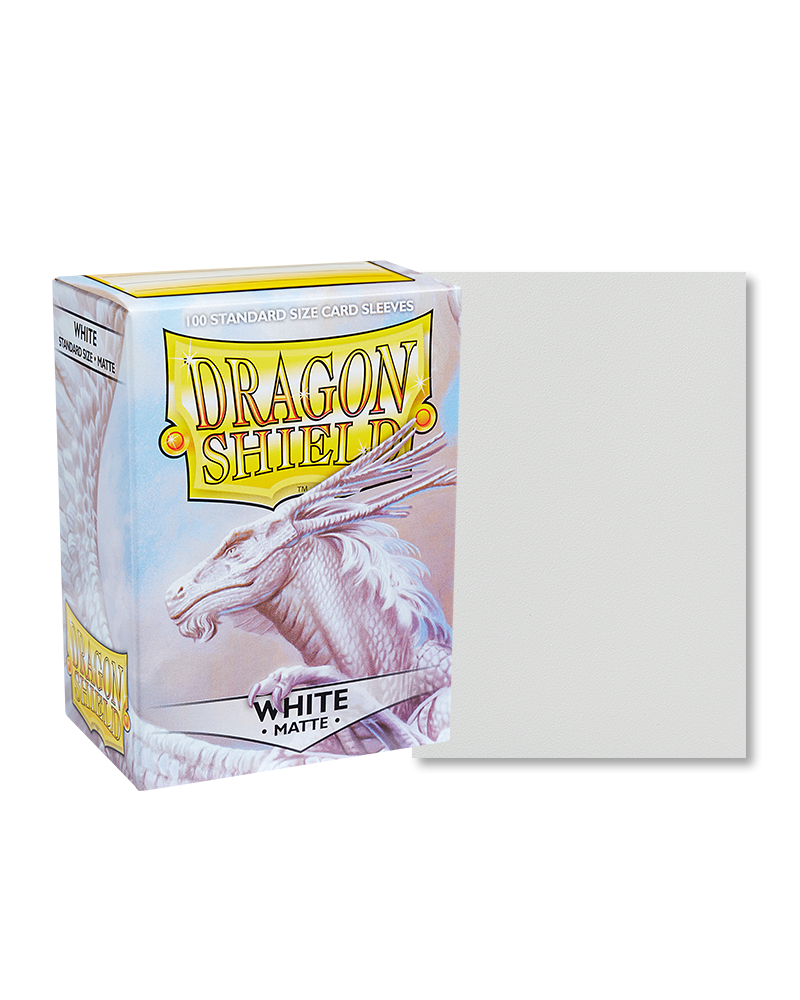 DRAGON SHIELD - Matte Sleeves - White