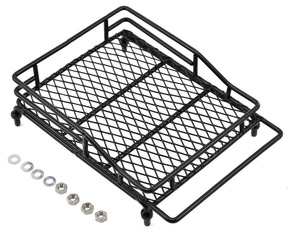 Yeah Racing 1/10 Crawler Scale Metal Mesh Roof Rack Luggage Tray (14x10x3.5cm)