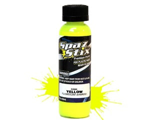 SPAZ STIX YELLOW FLUORESCENT AIRBRUSH PAINT 2OZ