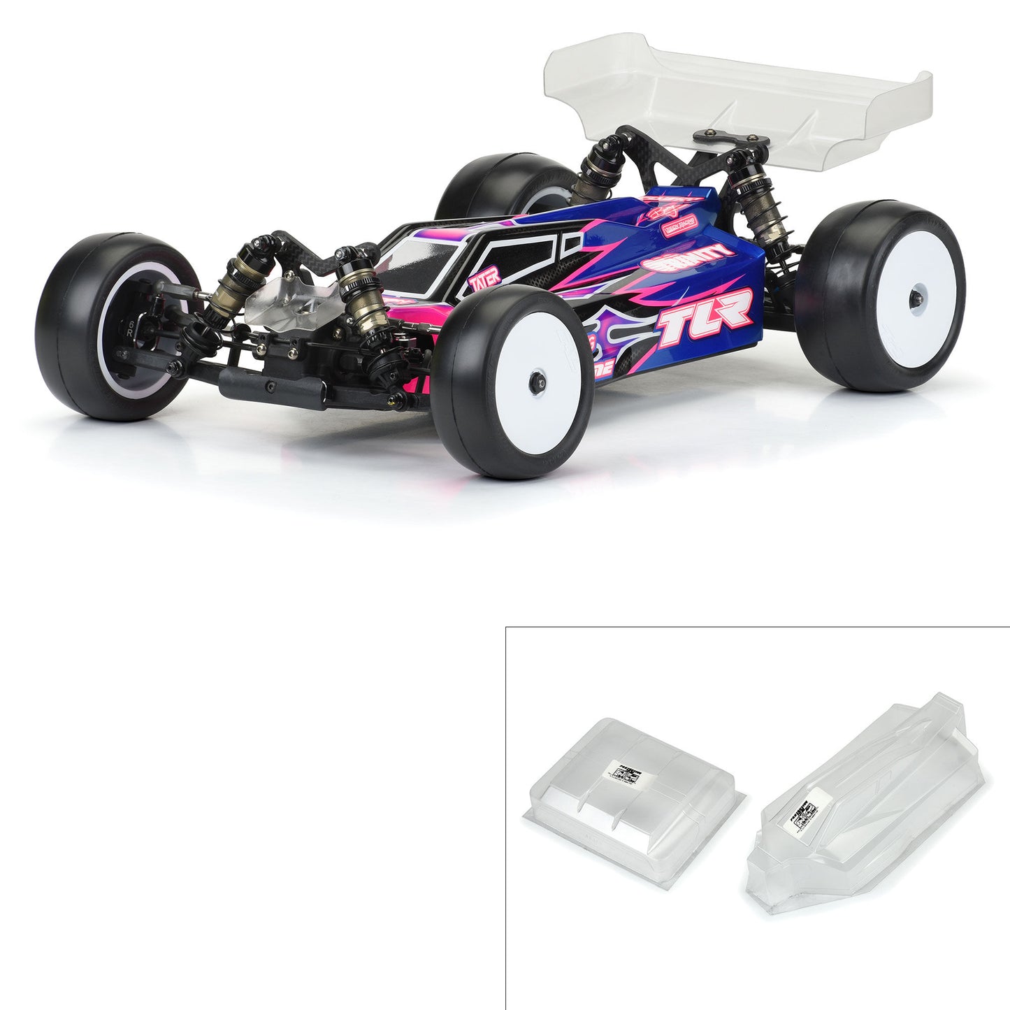 PRO-LINE 1/10 Sector Light Weight Clear Body: TLR 22X-4 PRO362725