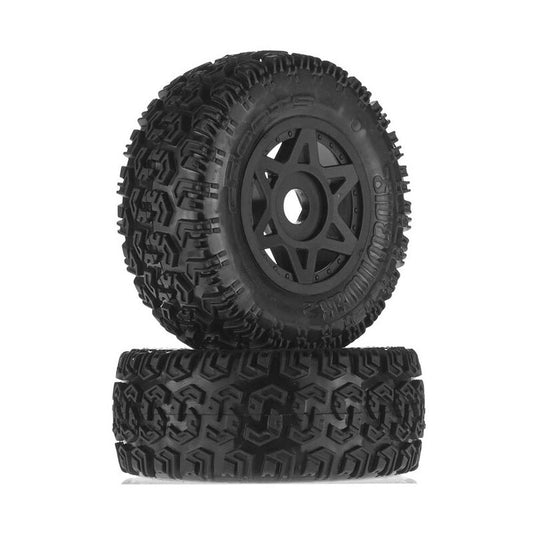 ARRMA AR550003 Dboots Sidewinder 2 6S Glued Black