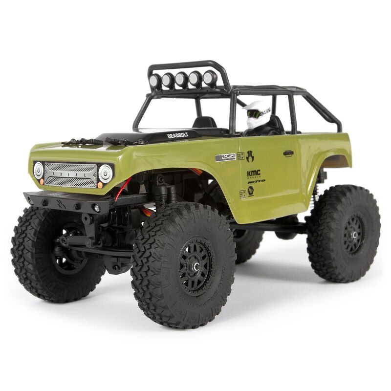 AXIAL 1/24 SCX24 Deadbolt 4WD Rock Crawler Brushed RTR GREEN