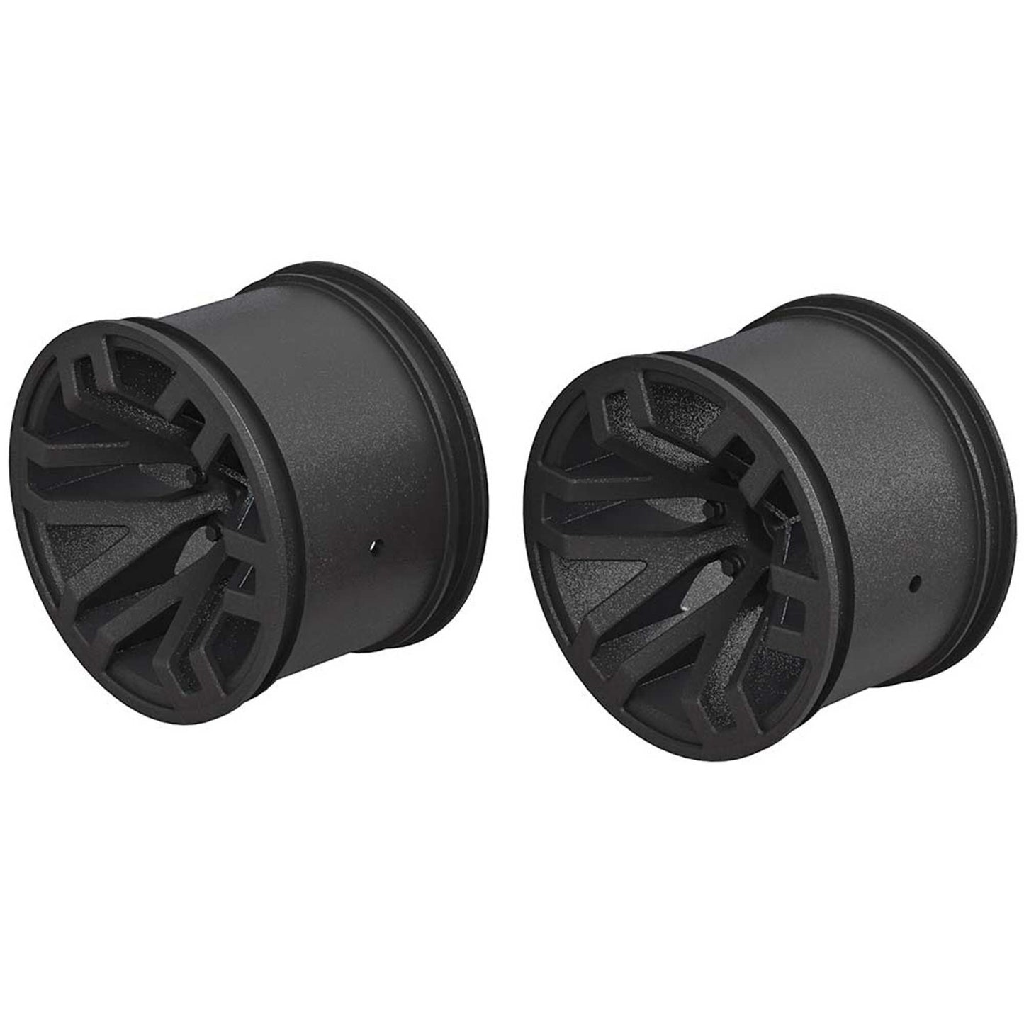 ARRMA 1/10 Monster Truck Front/Rear 2.8 Wheels, 14mm Hex, Black (2) ARAC9463