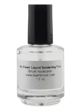 Team Brood No Clean Liquid Soldering Flux Brush Bottle (1/2oz) BRO-TBR-NCSOLDERFLUXLB