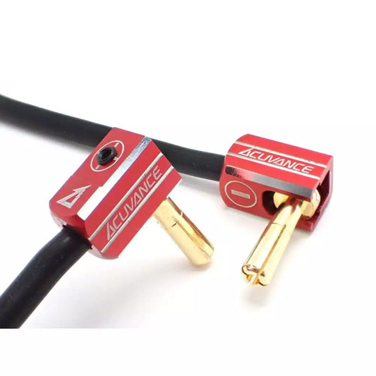 Acuvance Radiation Connector 5mm Set Red For Rc Car # OP-15139