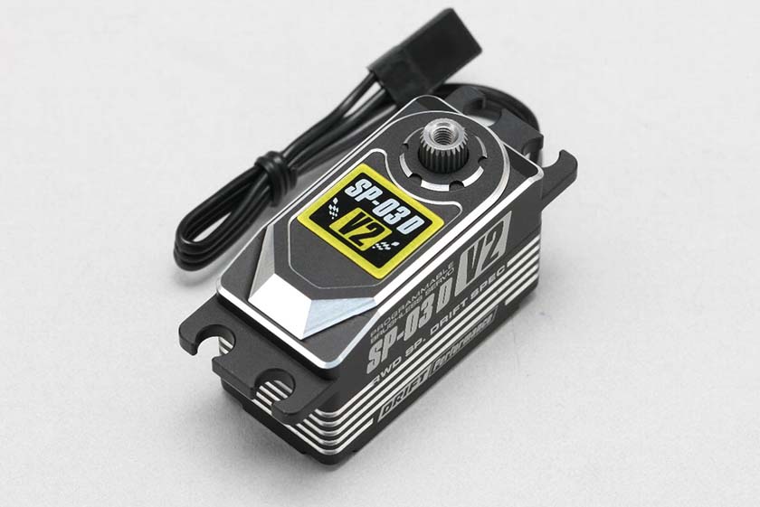 SP03D V2 RWD Drift Spec Servo Brushless Programmable Digital BLACK (Low profile size) 13kg [Yokomo] SP-03DV2