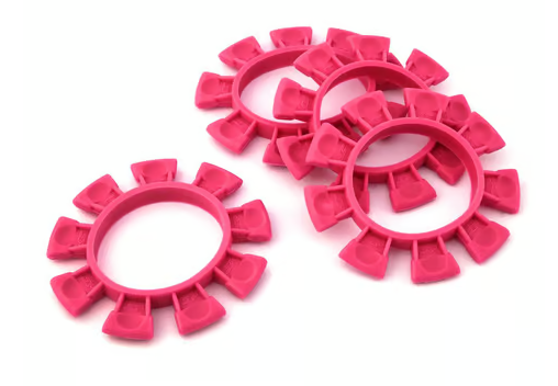 JConcepts "Satellite" Tire Glue Bands (Pink) JCO2212-4