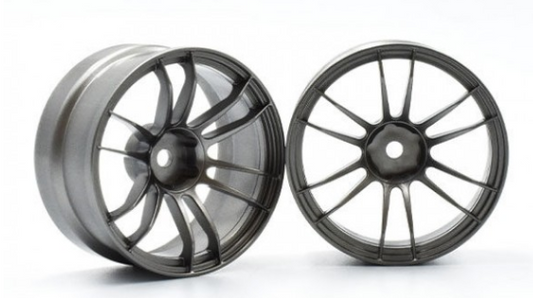 REVE D Drift Wheel UL12 (GUNMETAL, Offset 6, 2pcs)(RW-UL12M6)