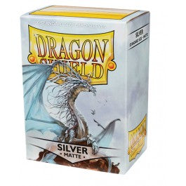 Dragon Shield 100ct Box Deck Protector Matte Silver