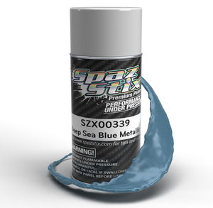 SPAZ STIX Deep Sea Blue Metallic Aerosol Paint, 3.5oz Can