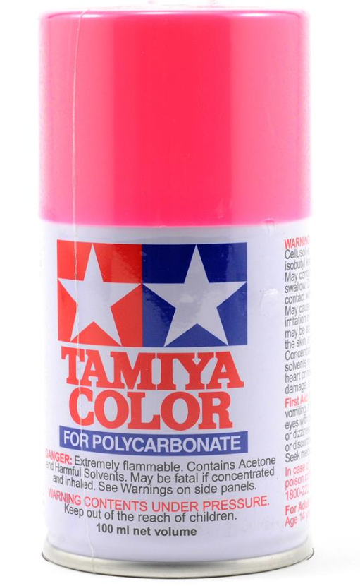 Tamiya PS-29 Fluorescent Pink Lexan Spray Paint (100ml) TAM86029