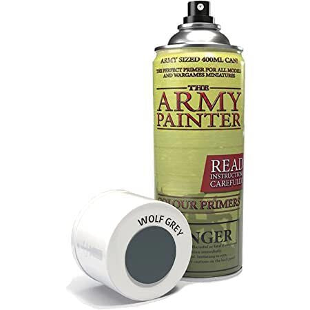 The Army Painter Color Primer: Wolf Grey (400ml)