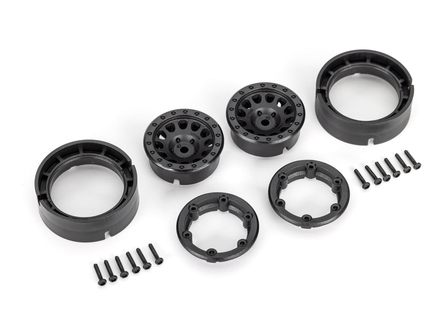 TRAXXAS WHEELS MTHD 105 BLK 1.0" BLACK