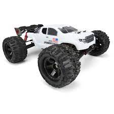 Pre-Cut Brute Bash Armor Body (White), for ARRMA Kraton