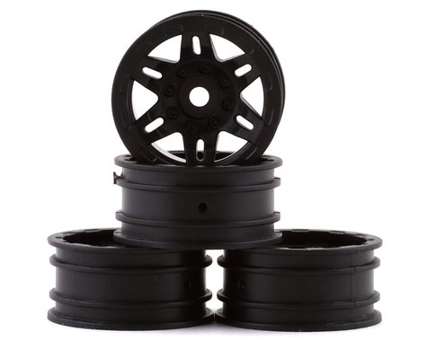 AXIAL 1.0 Rockster Wheels Black (4pcs): SCX24