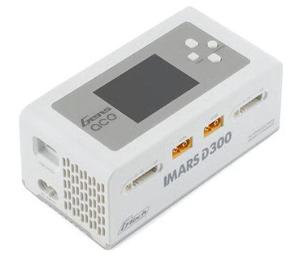 Gens Ace Imars D300 G-Tech Smart Dual AC/DC Charger (6S/16A) (White) (AC-300W) (DC-350W x2) GEA300WD300-UW