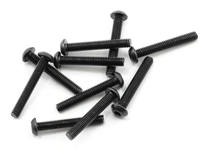 ProTek RC 3x20mm "High Strength" Button Head Screws (10)