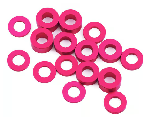 175RC Losi 22X-4 Ball Stud Spacer Kit (Pink) (16) 18334