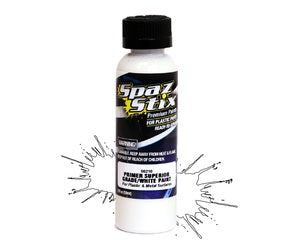 SPAZ STIX HIGH QUALITY SANDABLE PRIMER / WHITE AIRBRUSH PAINT 2OZ