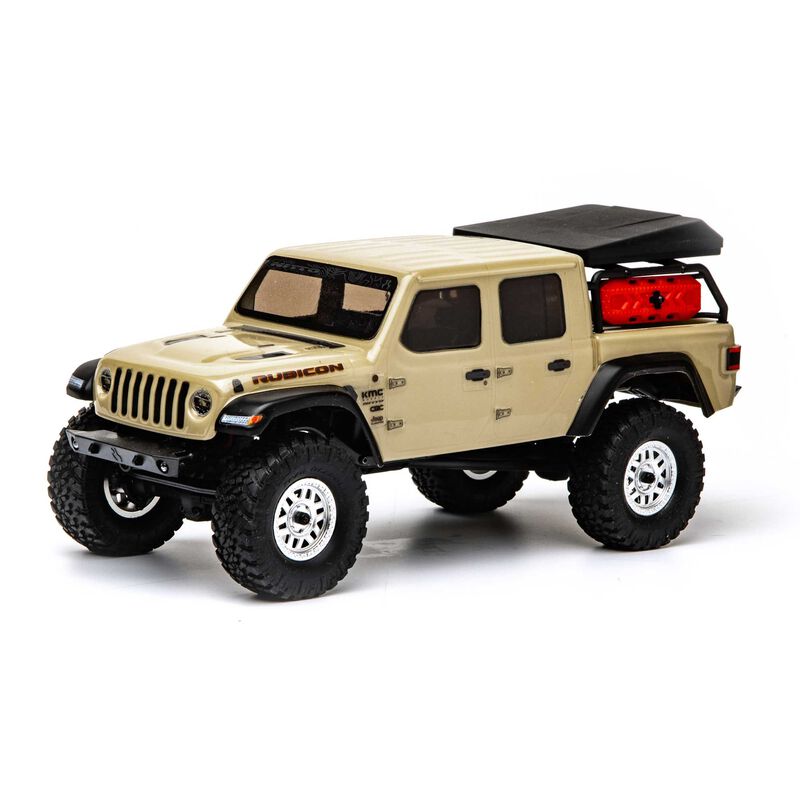 AXIAL 1/24 SCX24 Jeep JT Gladiator 4WD Rock Crawler Brushed RTR TAN