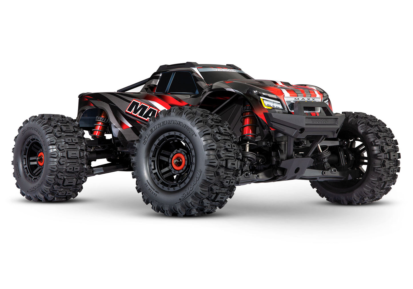 TRAXXAS MAXX WITH WIDEMAXX RED