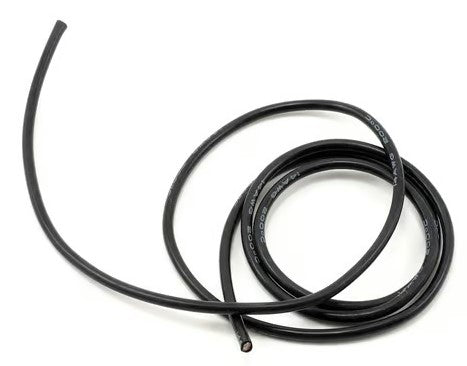 ProTek RC Silicone Hookup Wire (Black) (1 Meter) (14AWG) PTK-5603