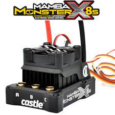 CASTLE CREATIONS 1/6 Mamba Monster X 8S 33.6V WP ESC 8A Peak BEC