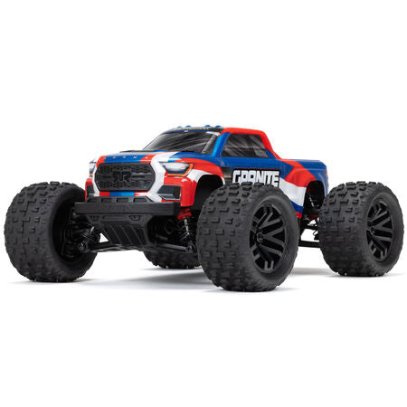 Arrma 1/18 GRANITE GROM MEGA 380 Brushed 4X4 Monster Truck RTR with Battery & Charger, Blue ARA2102T1