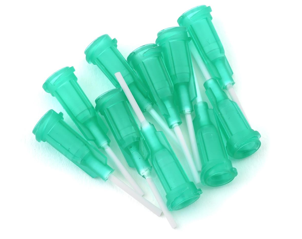 JConcepts RM2 Medium Bore Glue Tip Needles (Green) (10) JCO8124