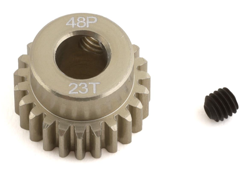 ProTek RC 48P Lightweight Hard Anodized Aluminum Pinion Gear (5.0mm Bore) (23T) PTK-8643