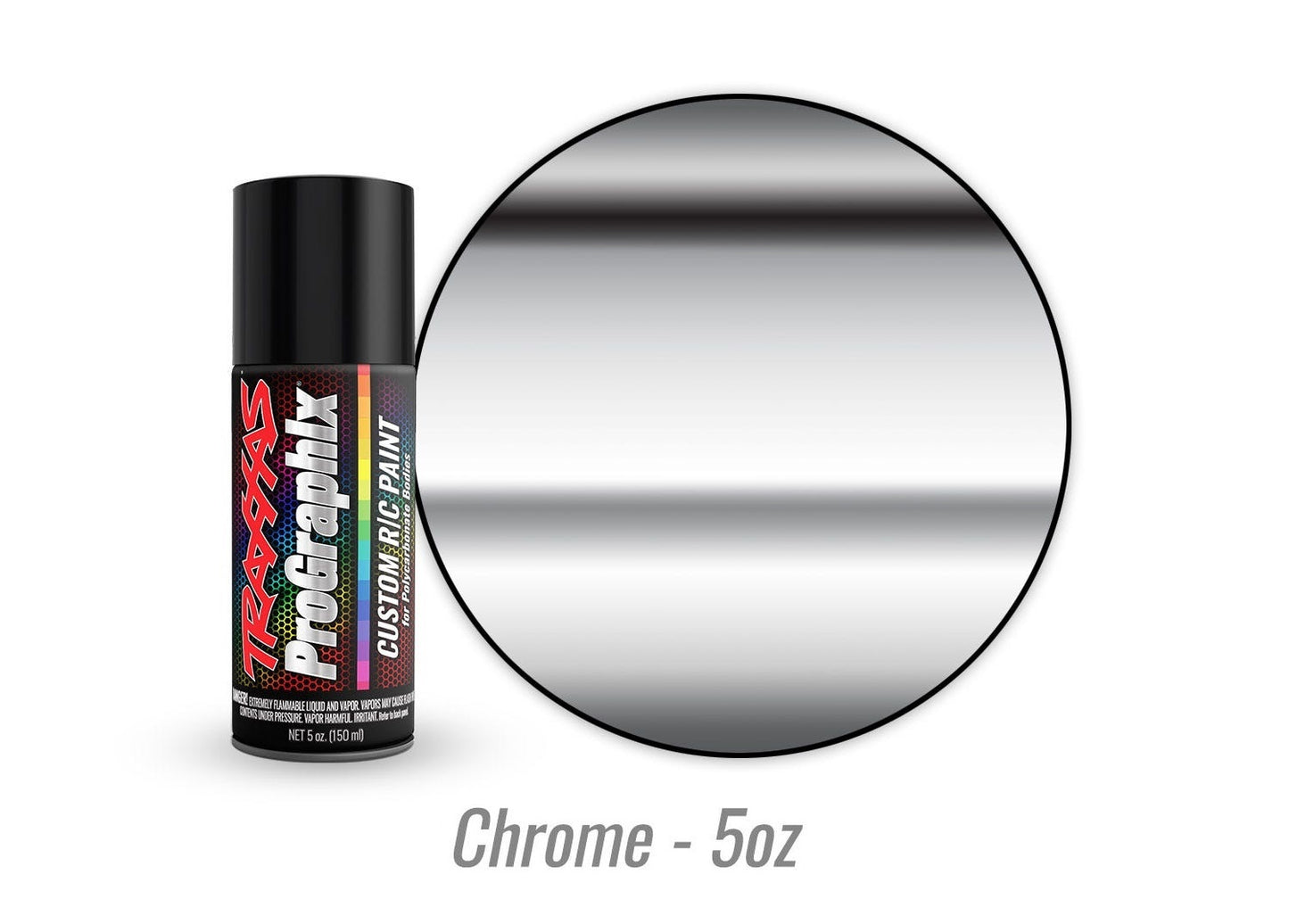 TRAXXAS Body paint, ProGraphix™, chrome (5oz)