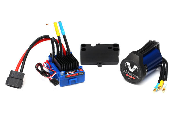 TRAXXAS Velineon VXL-3s Brushless Power System, waterproof (includes VXL-3s waterproof ESC, Velineon 3500 motor, and speed control mounting plate (part #3725R))