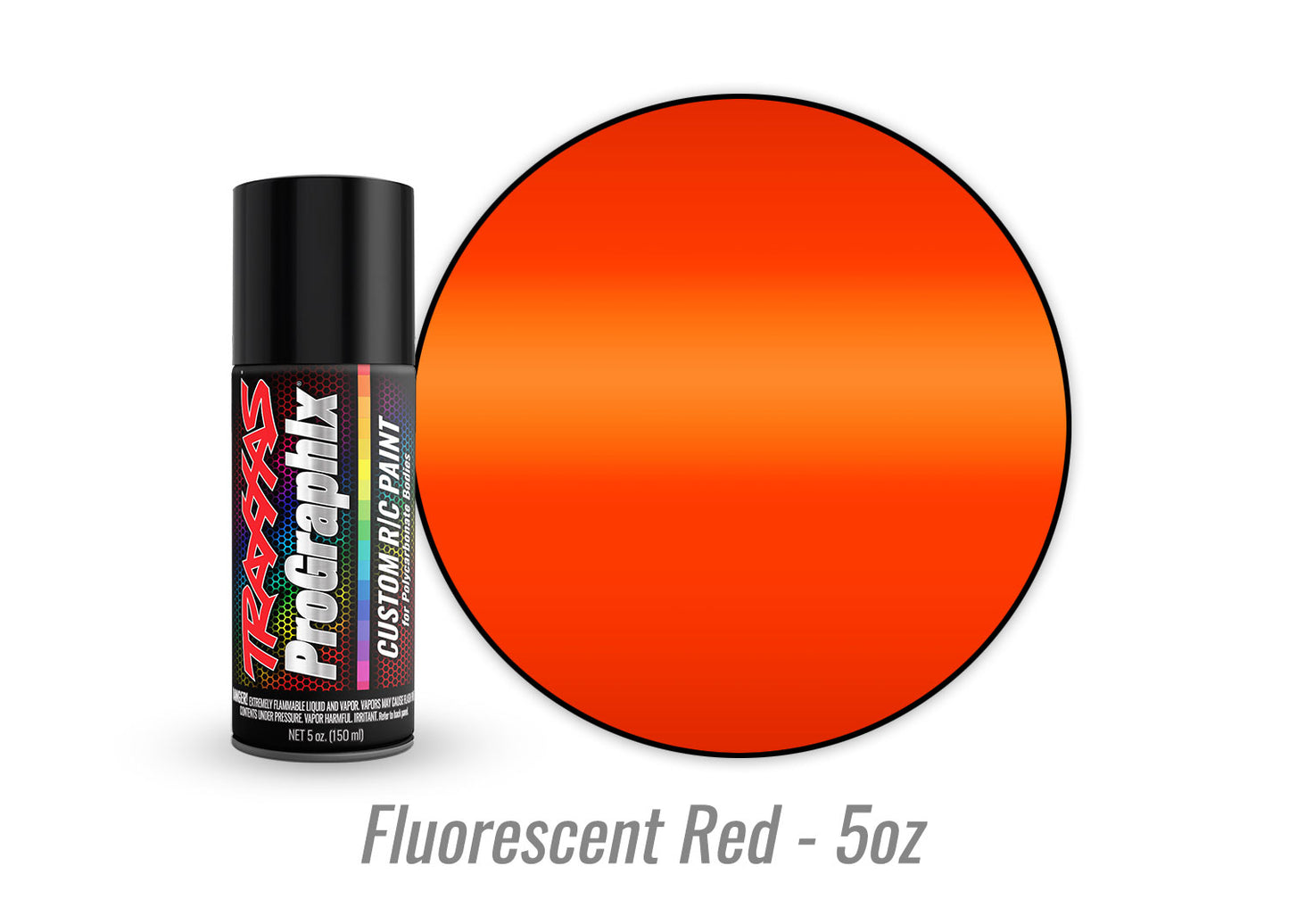 TRAXXAS Body paint, ProGraphix™, fluorescent red (5oz)