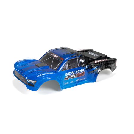 ARRMA 1/10 SENTON 4X2 Painted Decaled Trimmed Body Blue/Black ARA402346