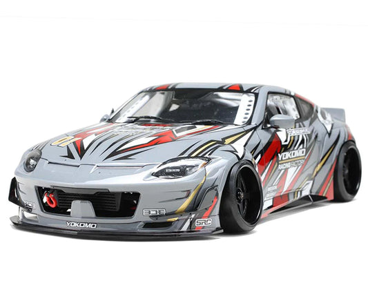 Yokomo Pandem Nissan Fairlady Z RZ34 Drift Body w/Light Bracket & Spoiler (Clear)