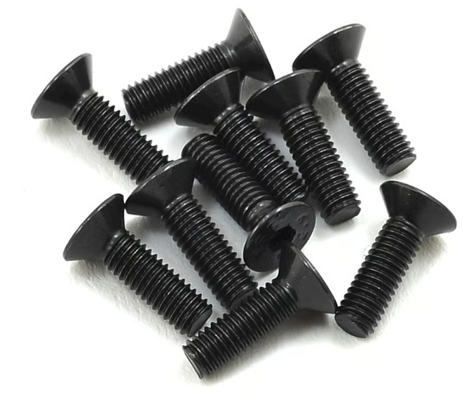 ProTek RC 3x10mm "High Strength" Flat Head Screws (10)