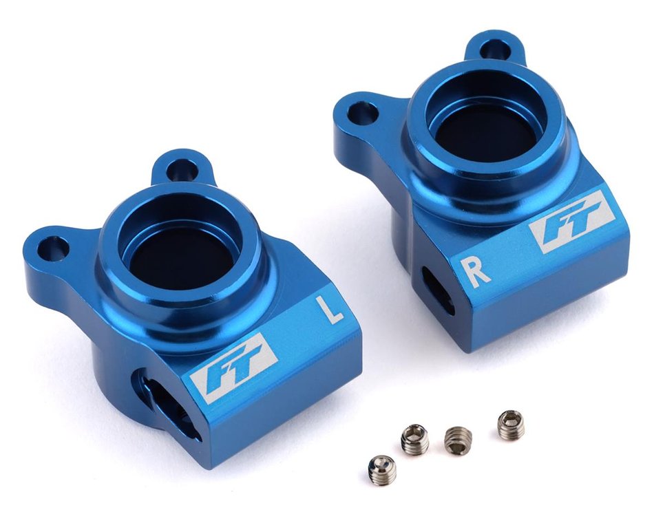 Team Associated RC10B6.2 Factory Team Aluminum Rear Hubs (Blue)